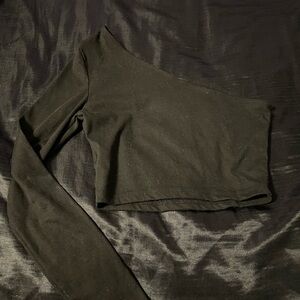 SHEIN Black One-Shoulder Top